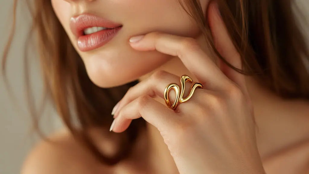Anelli Placcati Oro SharifaCrystals