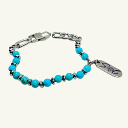 Bracciale Howlite Sharifa Crystals