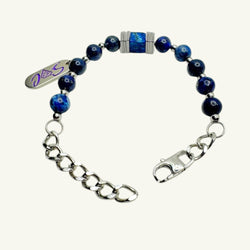 Bracciale lapislazzuli Sharifa Crystals