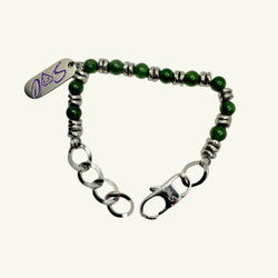 Bracciale agata verde Sharifa Crystals