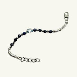 Bracciale zaffiro sfaccetato Sharifa Crystals