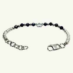 Bracciale zaffiro sfaccetato Sharifa Crystals