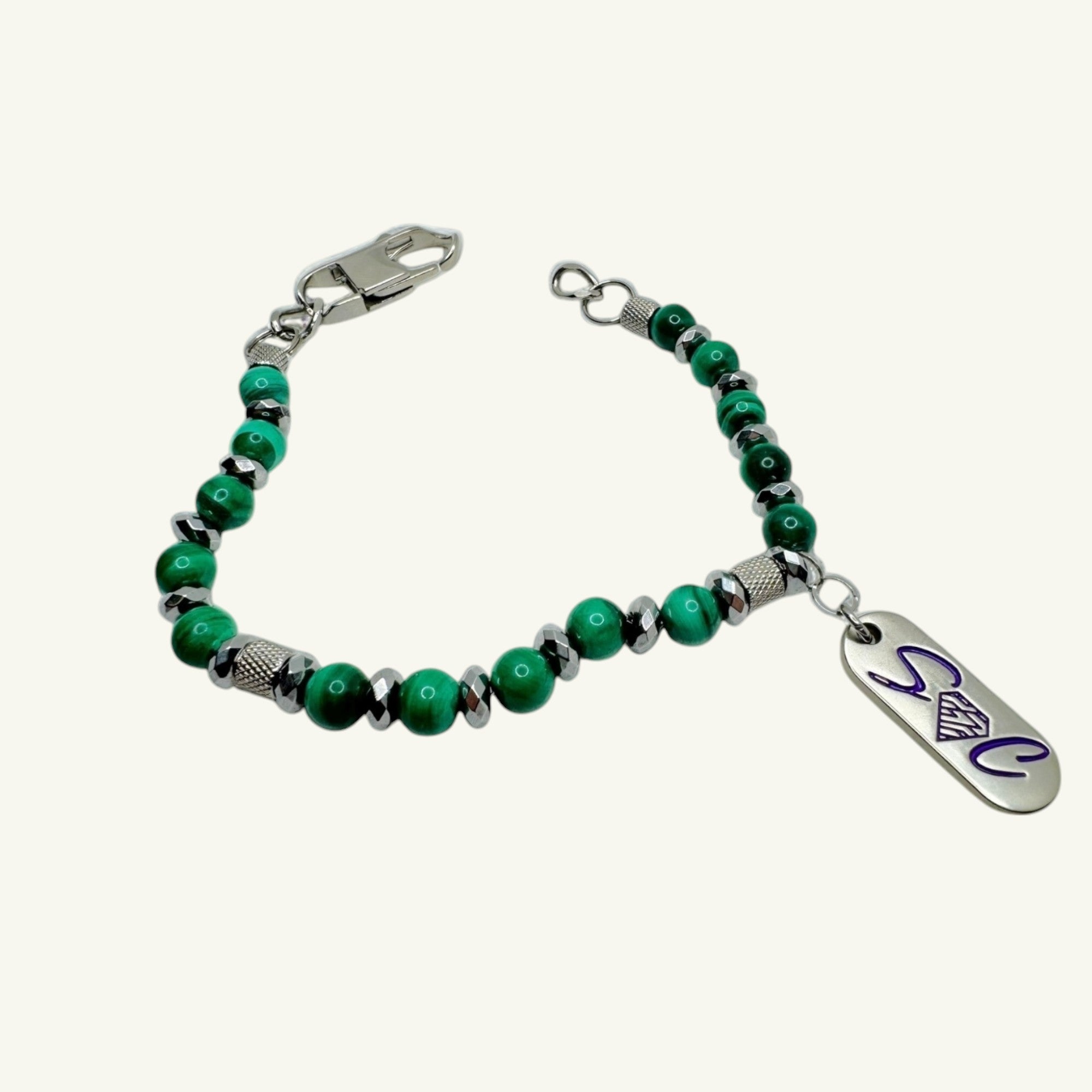 Bracciale malachite Sharifa Crystals