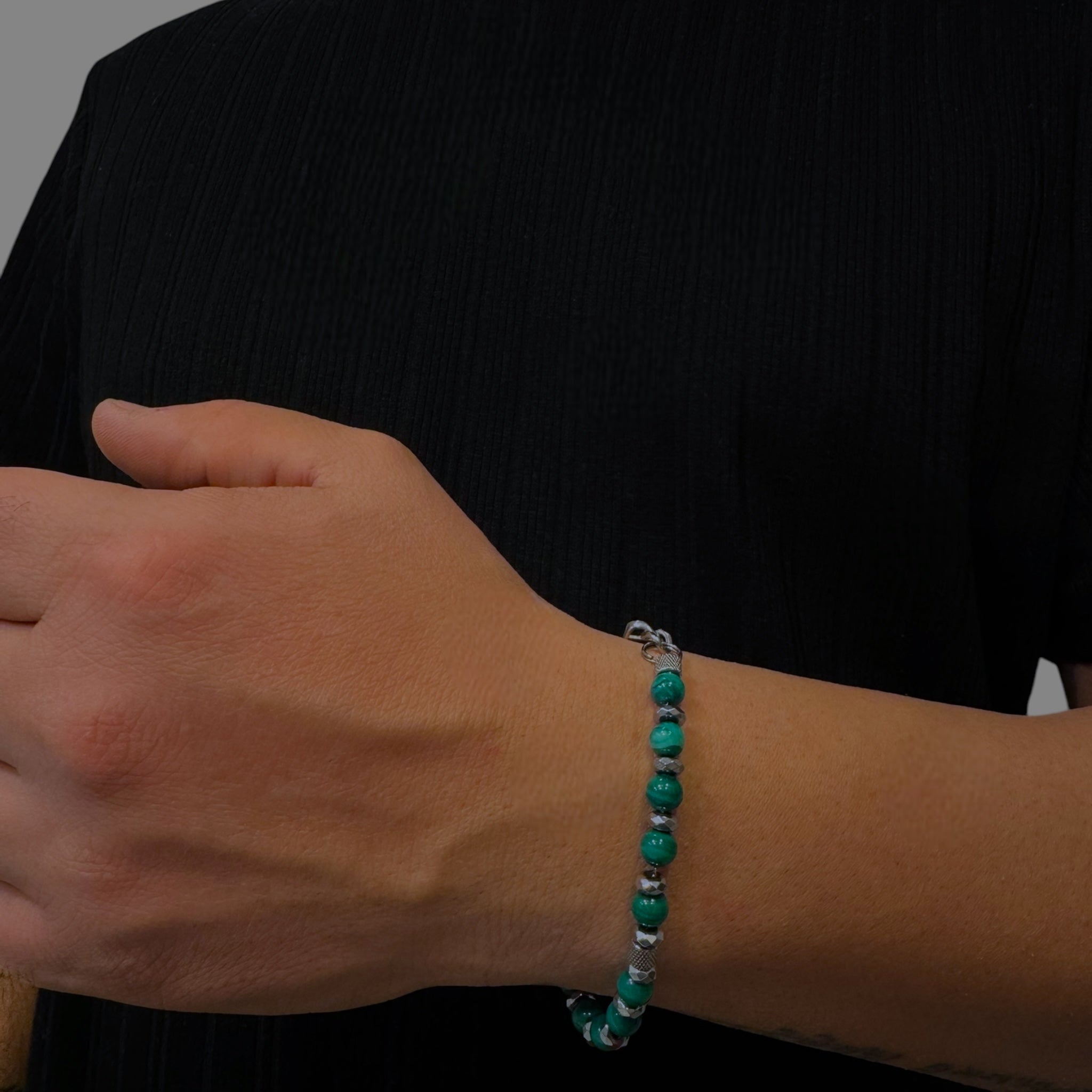 Bracciale malachite Sharifa Crystals