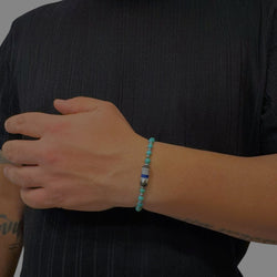 Bracciale turchese bohemian Sharifa Crystals