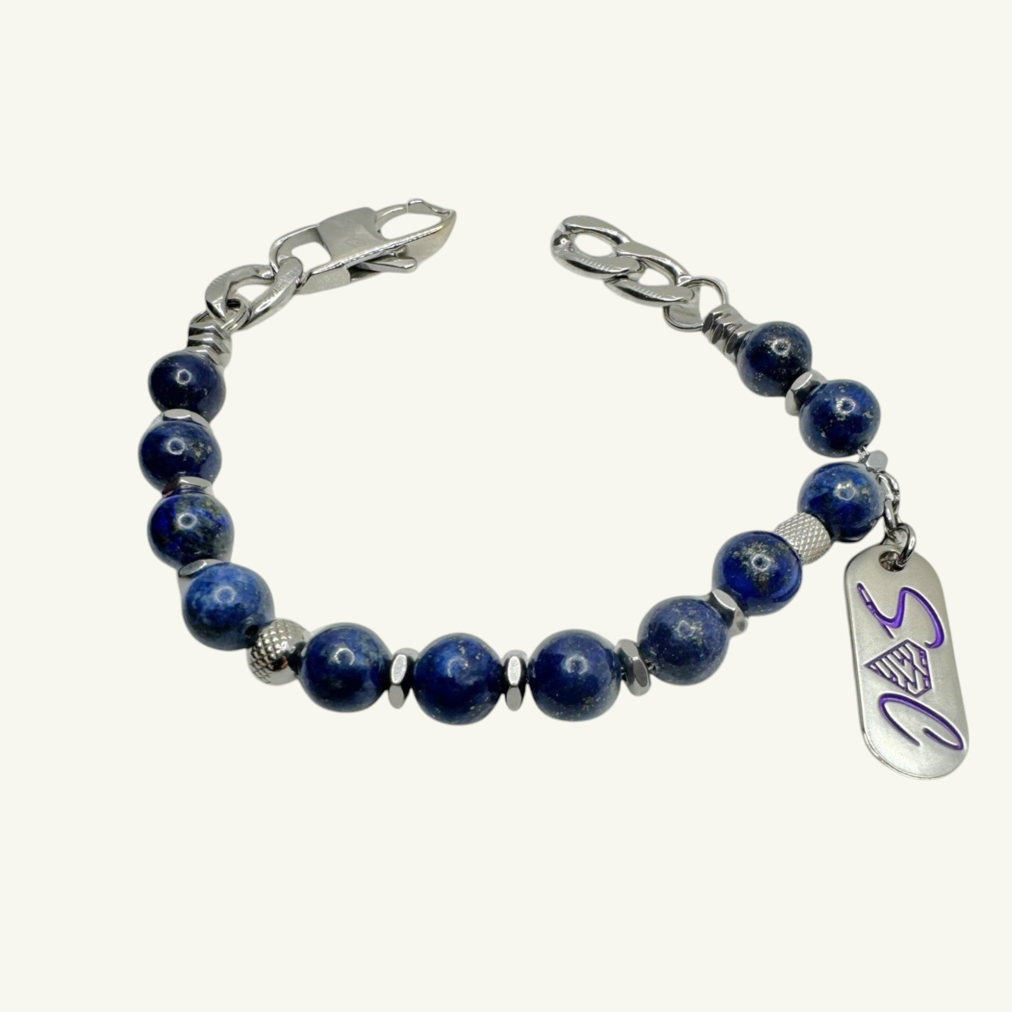 Bracciale sfere di lapis Sharifa Crystals