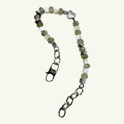Bracciale labradorite sfaccettato Sharifa Crystals