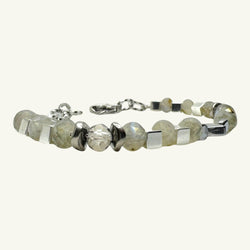 Bracciale labradorite sfaccettato Sharifa Crystals