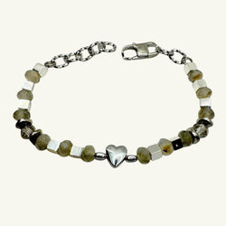 Bracciale labradorite sfaccettato Sharifa Crystals