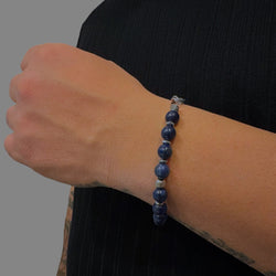 Bracciale sfere di lapis Sharifa Crystals