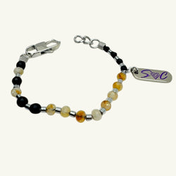 Bracciale quarzo citrino Sharifa Crystals