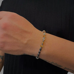 Bracciale quarzo citrino Sharifa Crystals