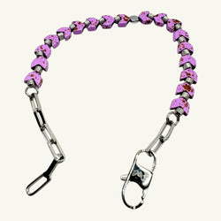 Bracciale ematite rosa Sharifa Crystals
