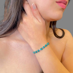 Bracciale Ematite Verde Sharifa Crystals
