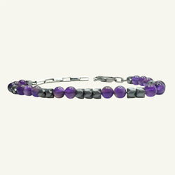 Bracciale ametista 0.5mm Sharifa Crystals