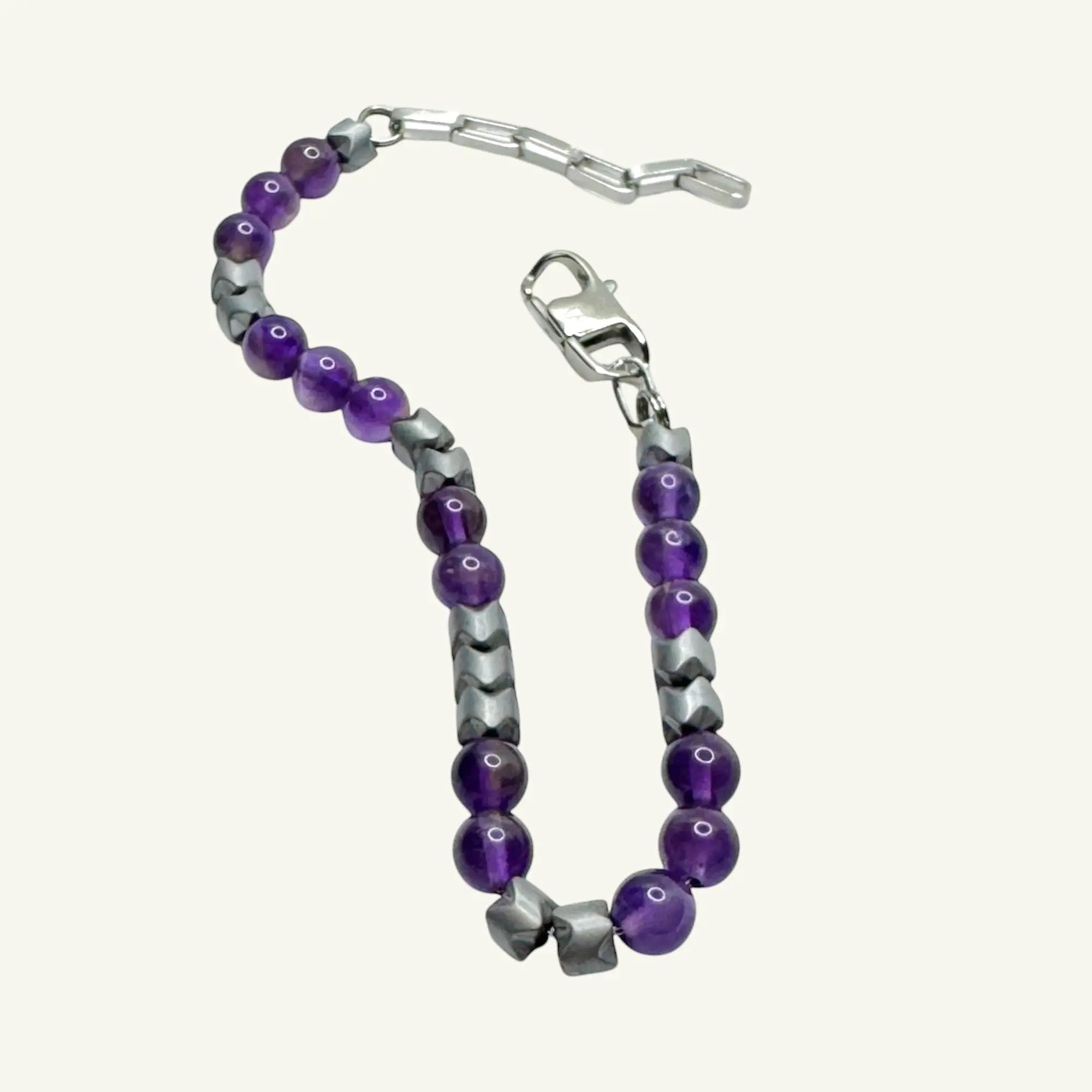 Bracciale ametista 0.5mm Sharifa Crystals
