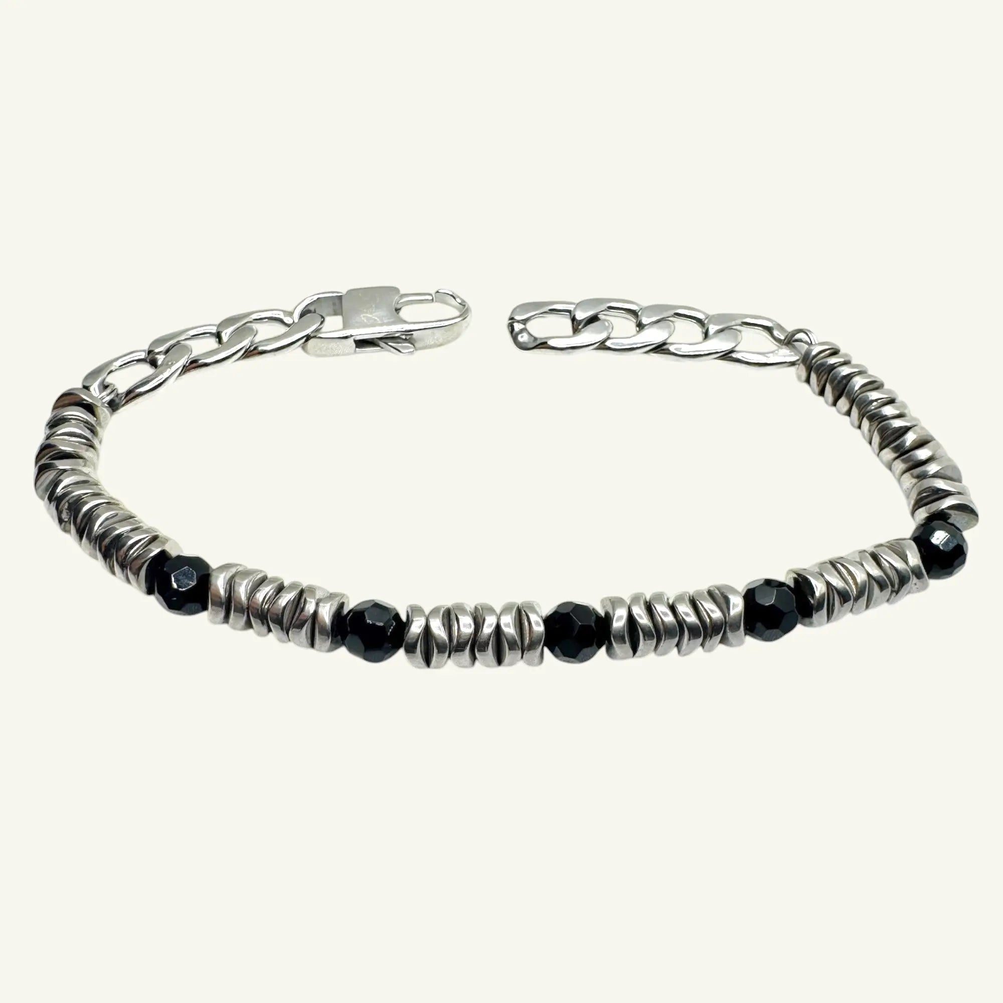 Bracciale onice e ematite Sharifa Crystals