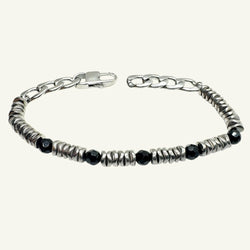 Bracciale onice e ematite Sharifa Crystals