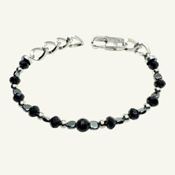 Bracciale onice sfaccettato Sharifa Crystals