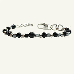Bracciale onice sfaccettato Sharifa Crystals