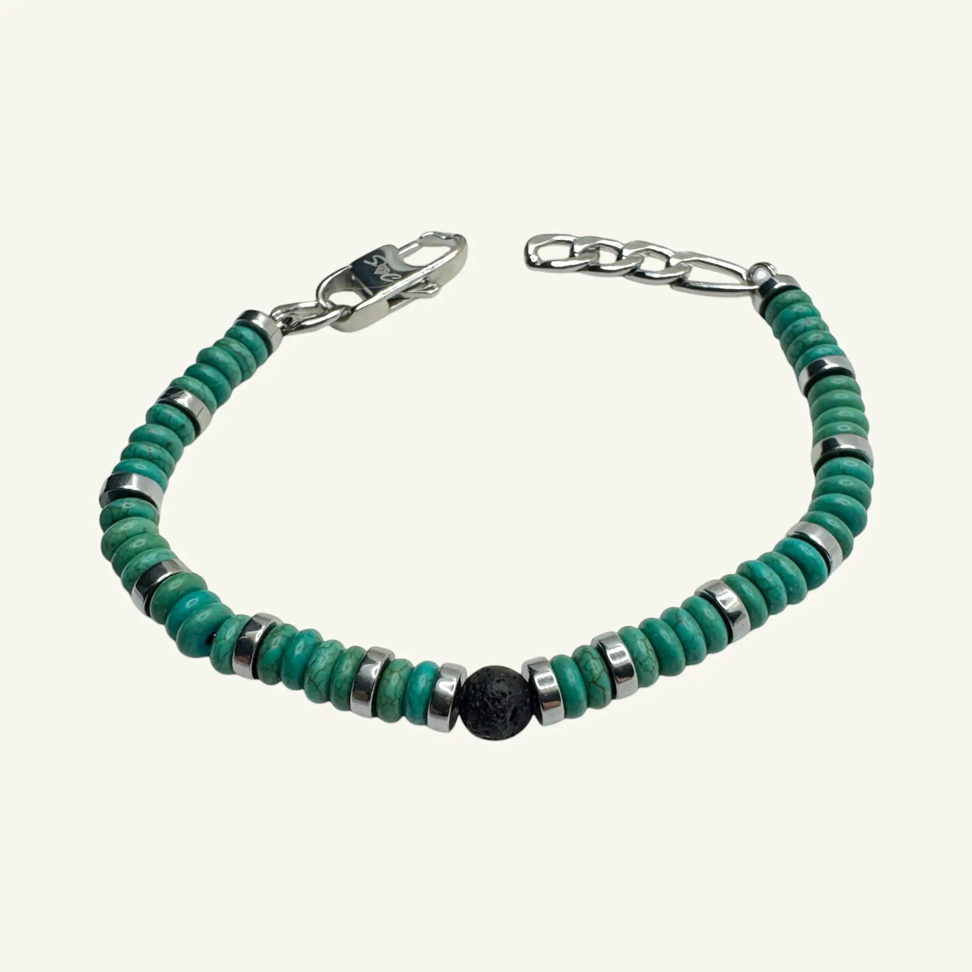 Bracciale pasta di turchese Sharifa Crystals