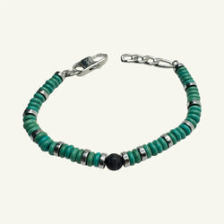 Bracciale pasta di turchese Sharifa Crystals
