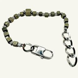 Bracciale pirite Sharifa Crystals