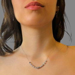 Choker tanzanite Sharifa Crystals