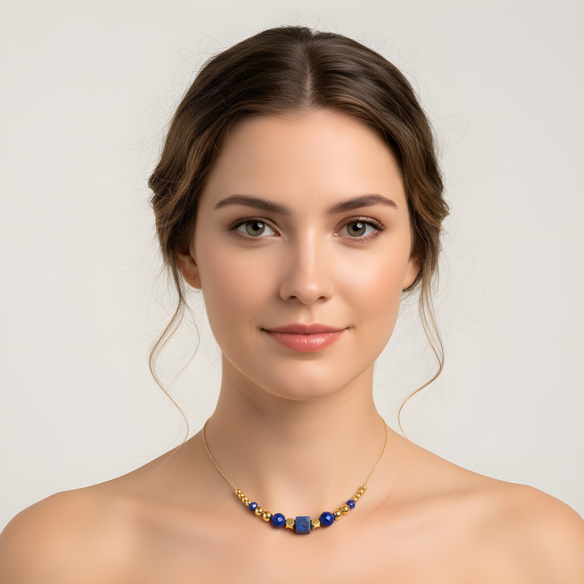 Collana lapis gold Sharifa Crystals