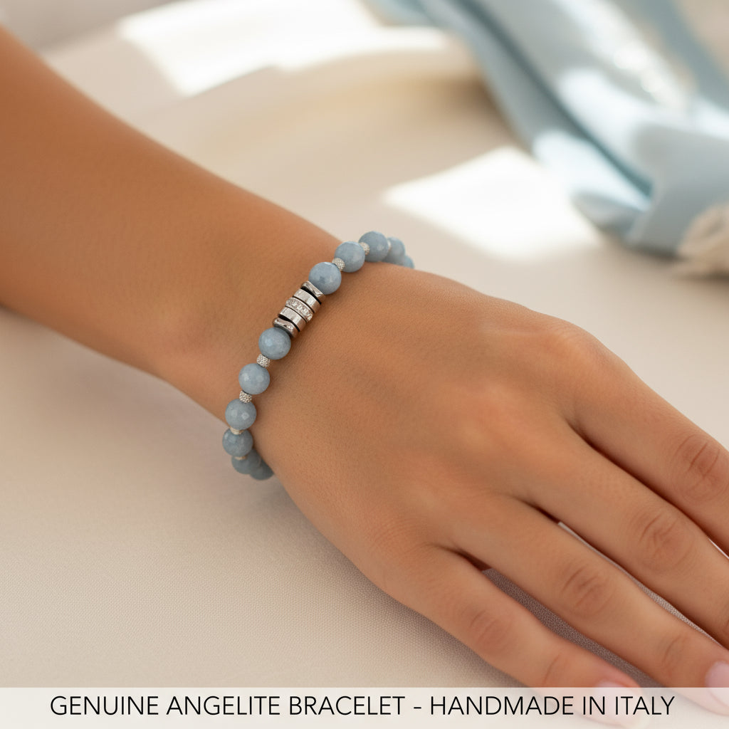 Bracciale angelite Sharifa Crystals