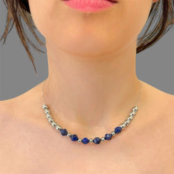Collana lapis silver Sharifa Crystals