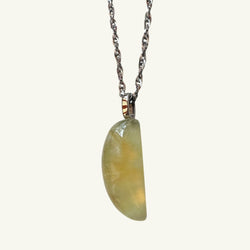 Collana prehnite 37x16 mm Sharifa Crystals