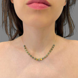 Collana pirite gold Sharifa Crystals