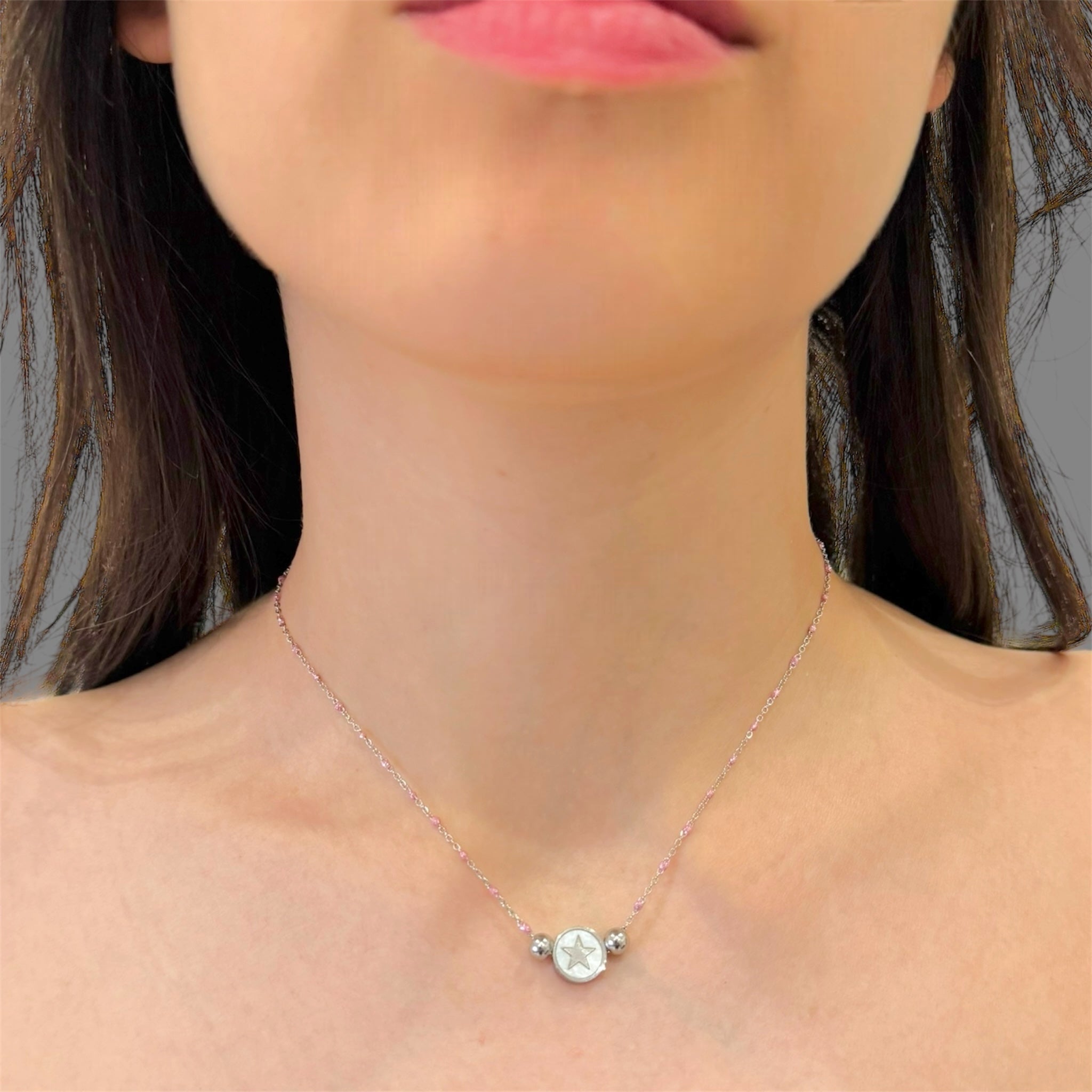 Collana stella Grey Sharifa Crystals