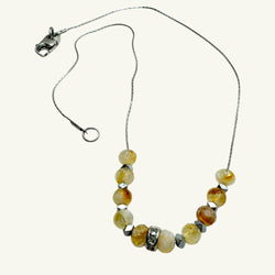 Choker quarzo citrino Sharifa Crystals