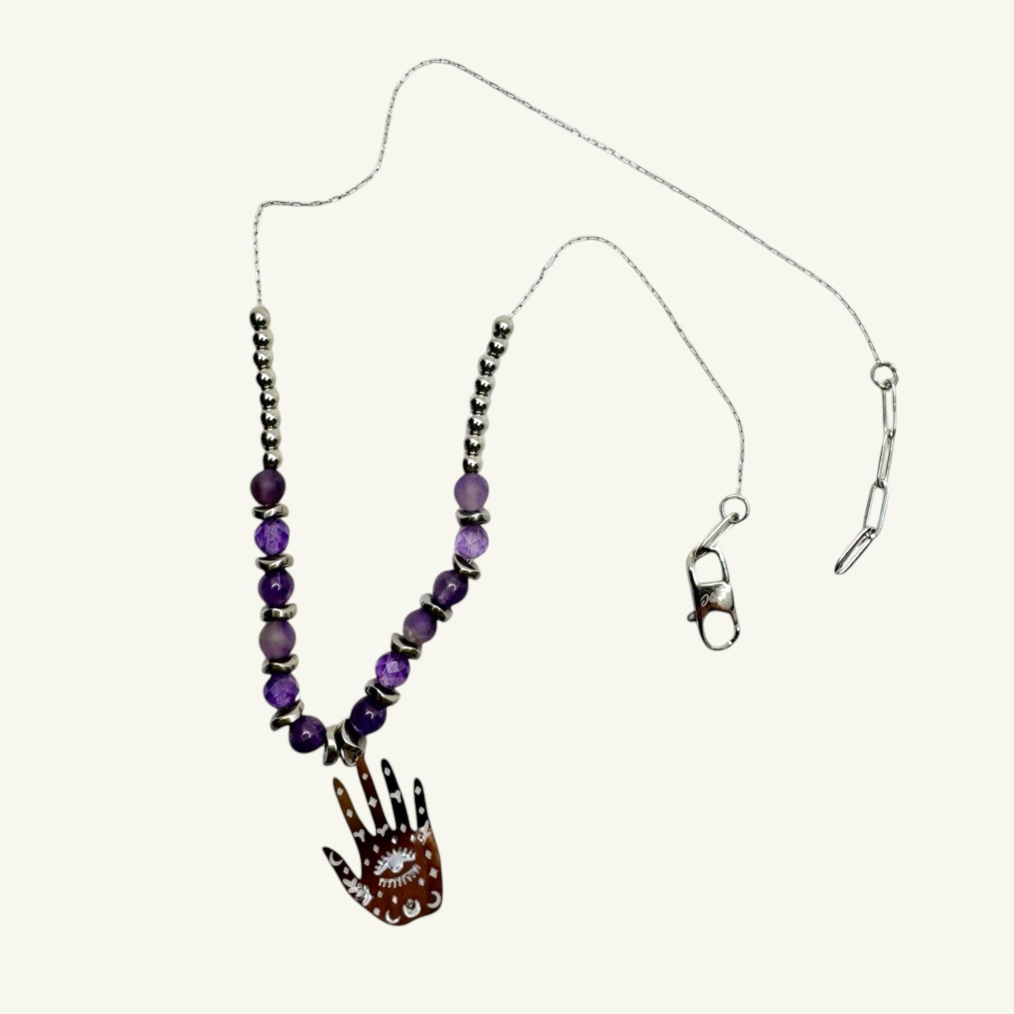 collana ametista Sharifa Crystals