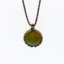 Collana avventurina 20x20mm Sharifa Crystals