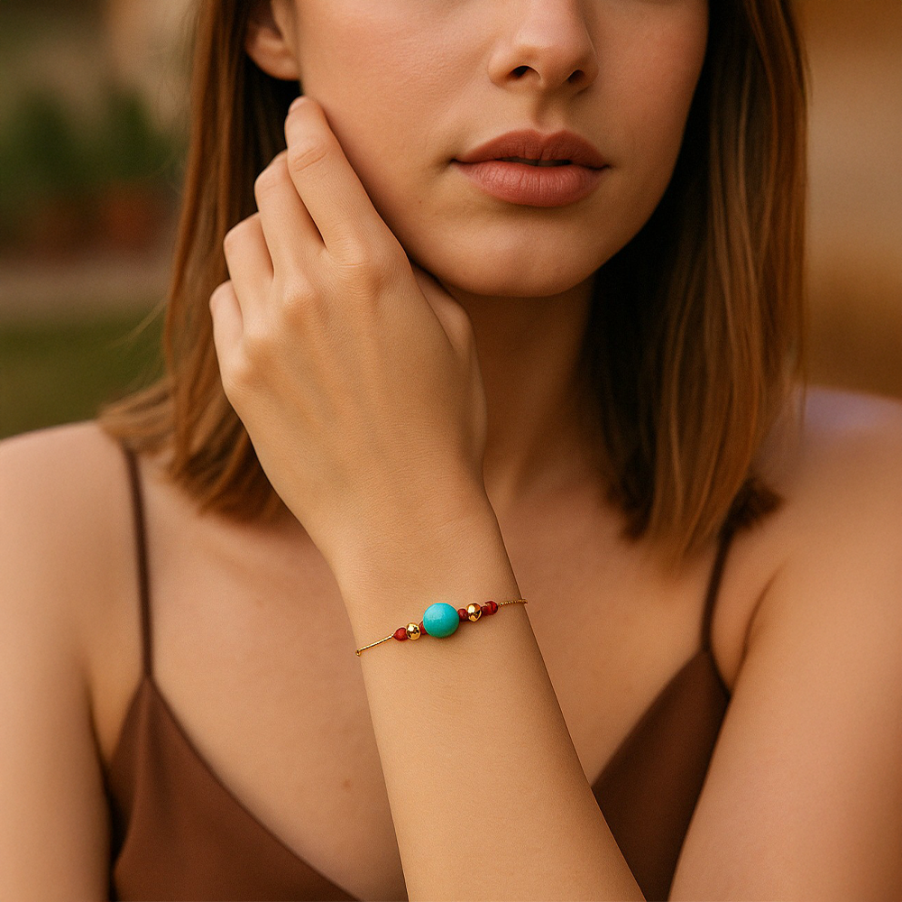 Bracciale Pathos Turchese - SharifaCrystals