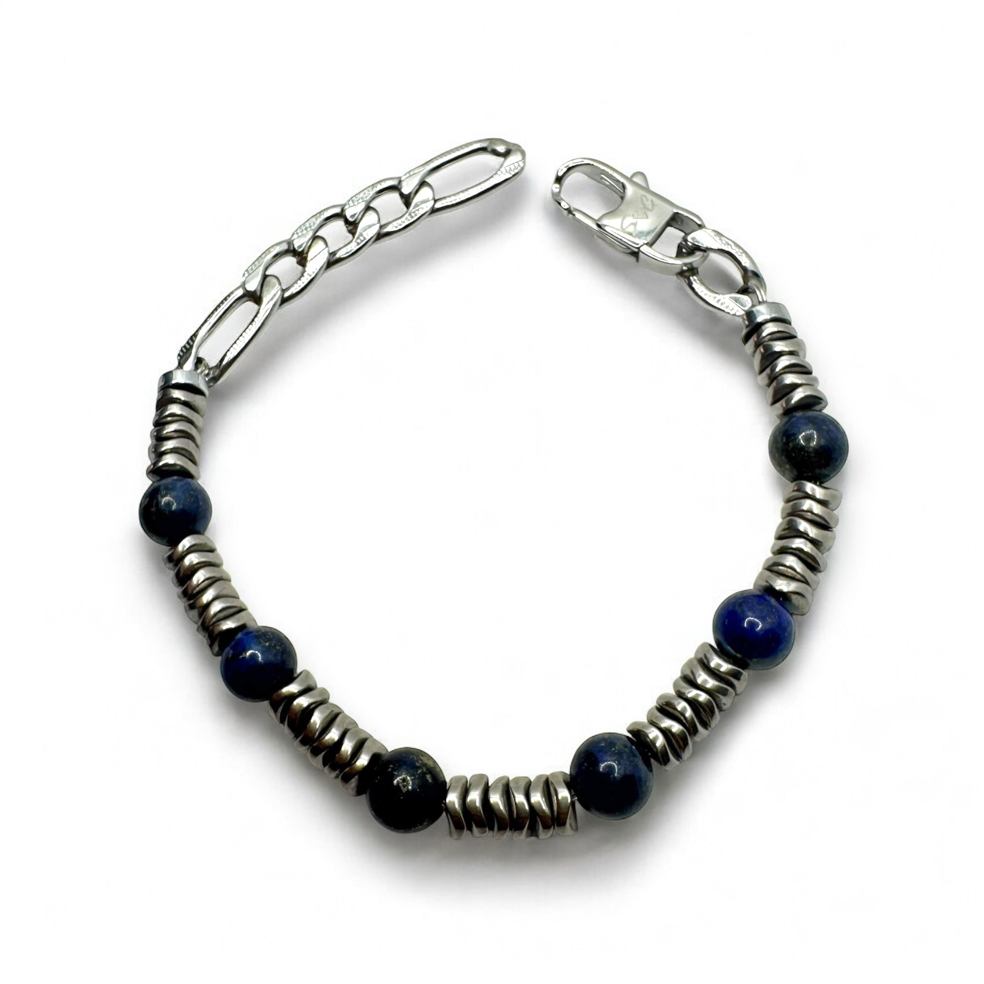 Bracciale Lapislazzuli & Ematite Sharifa Crystals