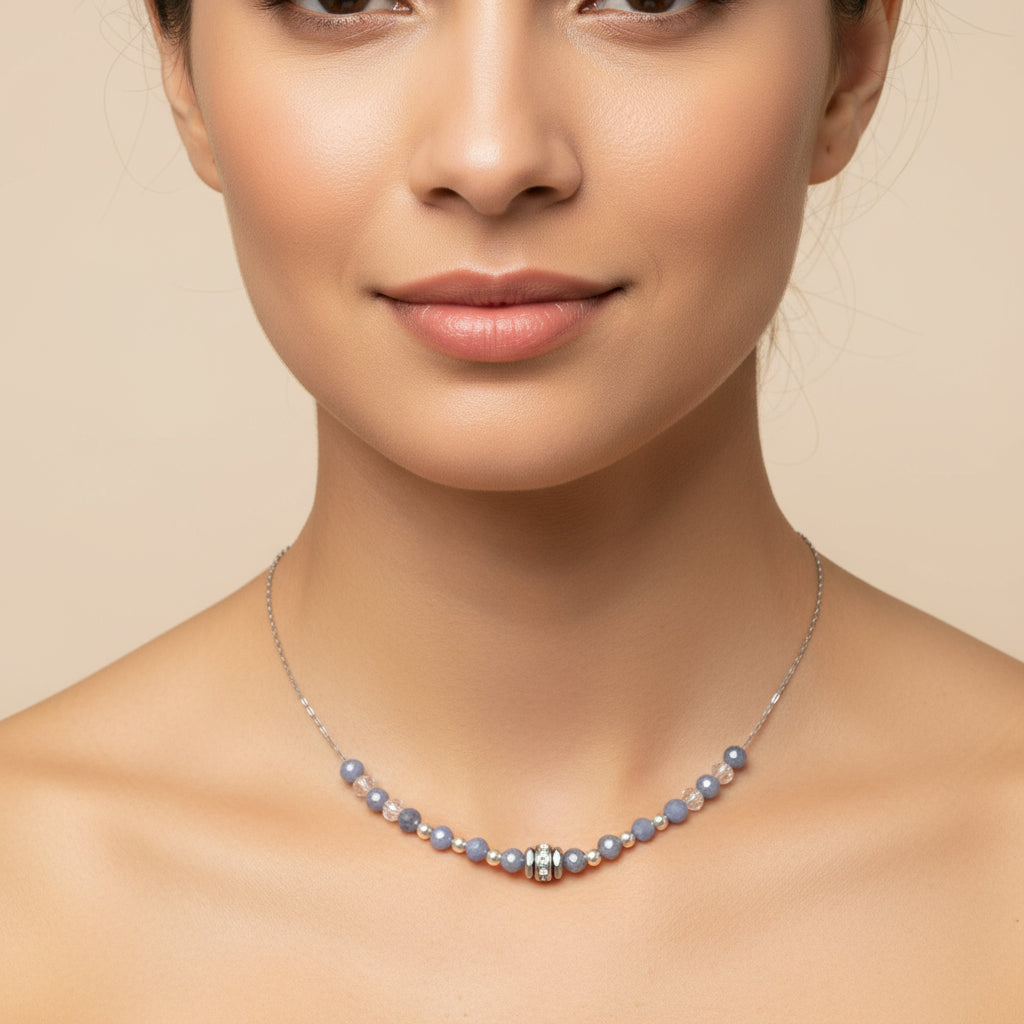 Choker tanzanite Sharifa Crystals
