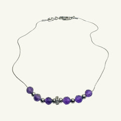 Choker ametista Sharifa Crystals