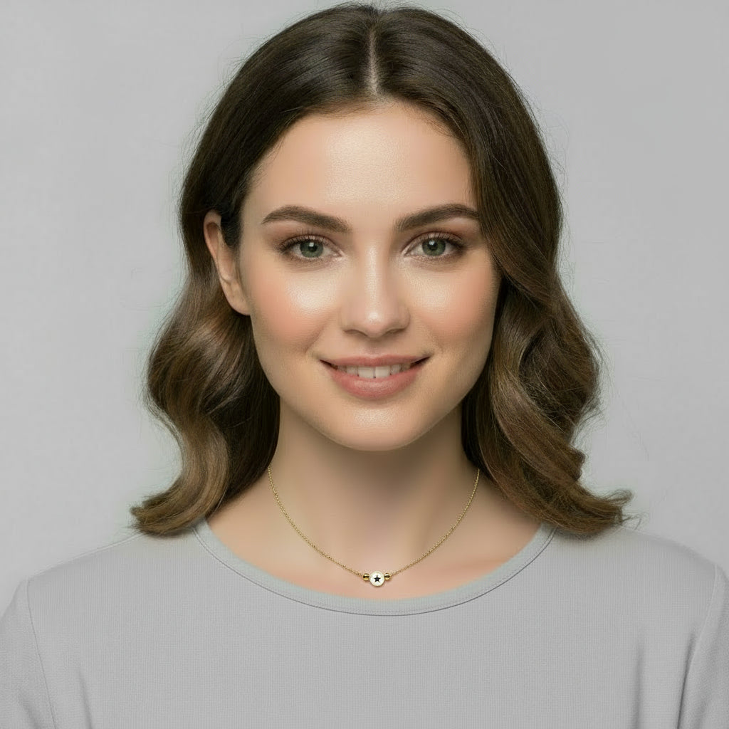 Collana stella Yellow Sharifa Crystals