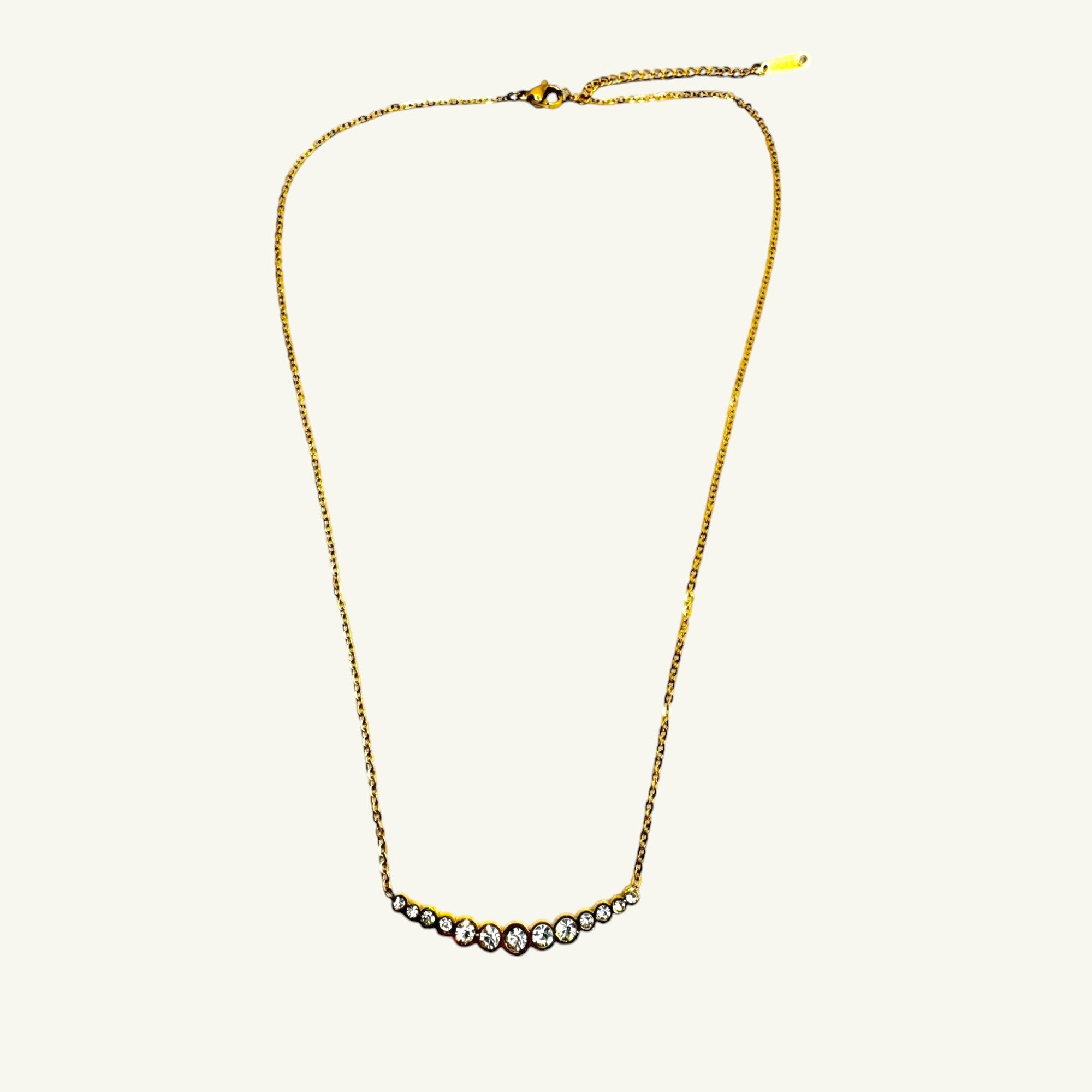 Collana orizzonte luminoso Sharifa Crystals