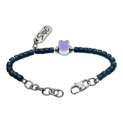 Bracciale ematite viola Sharifa Crystals