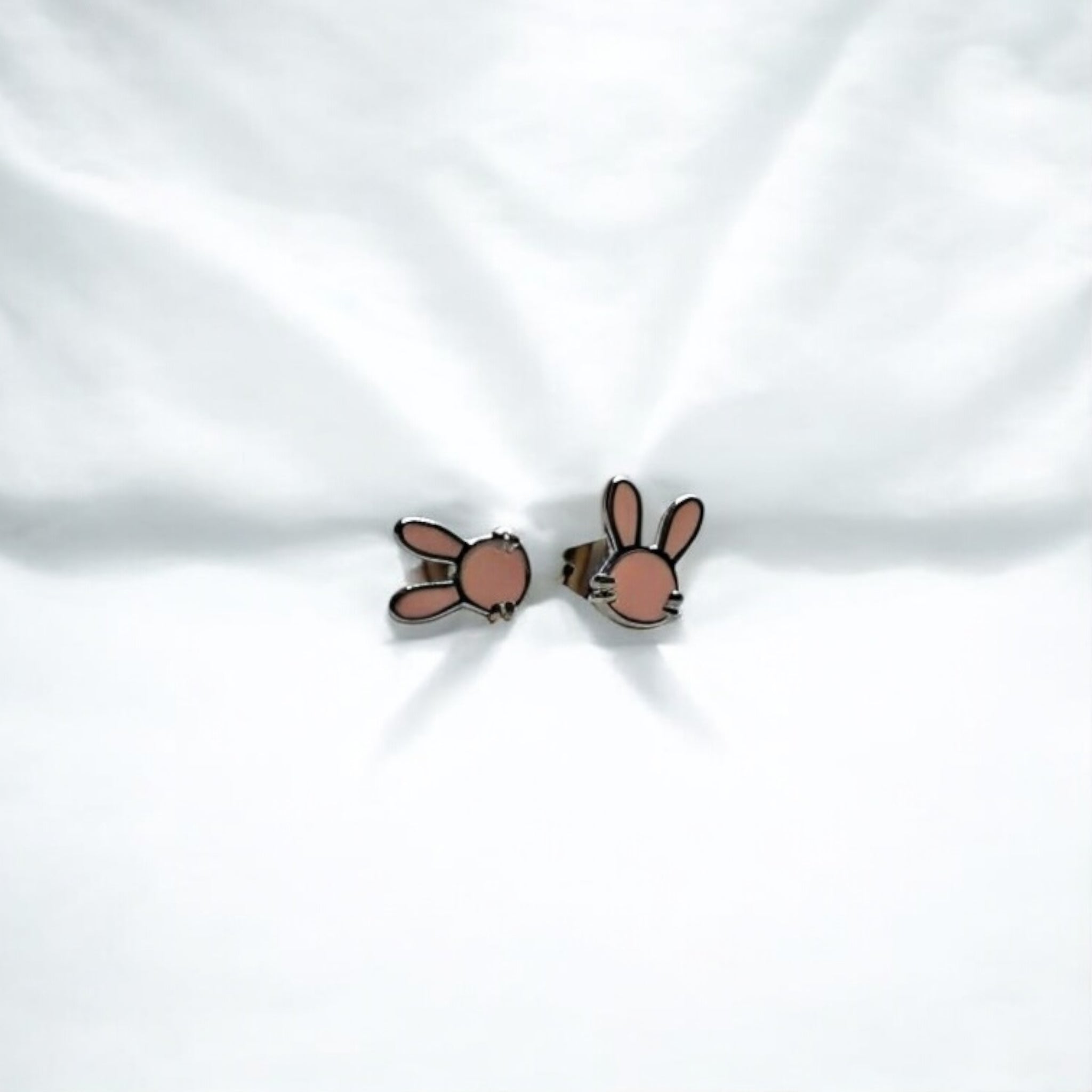 Orecchini coniglietto rosa Sharifa Crystals