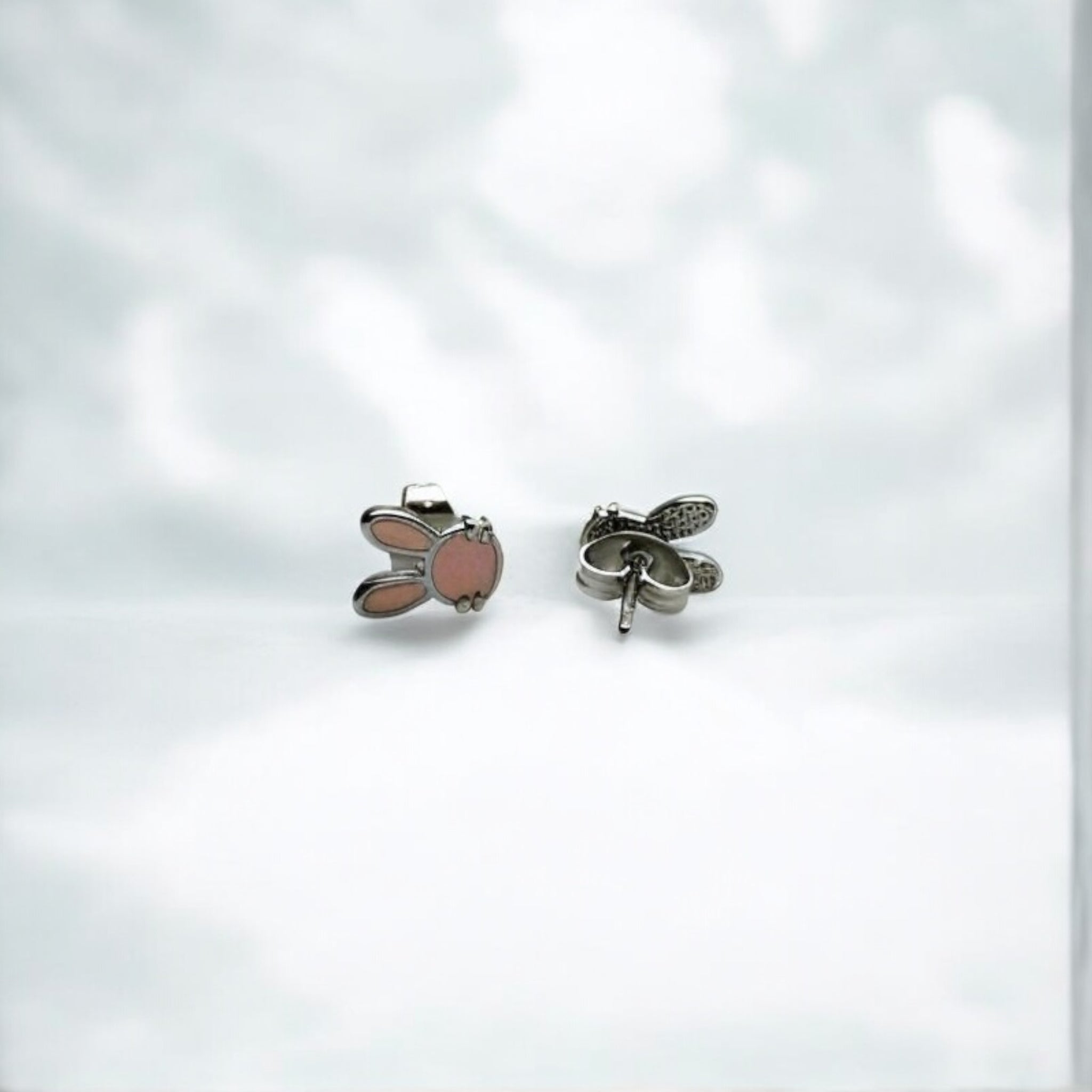 Orecchini coniglietto rosa Sharifa Crystals