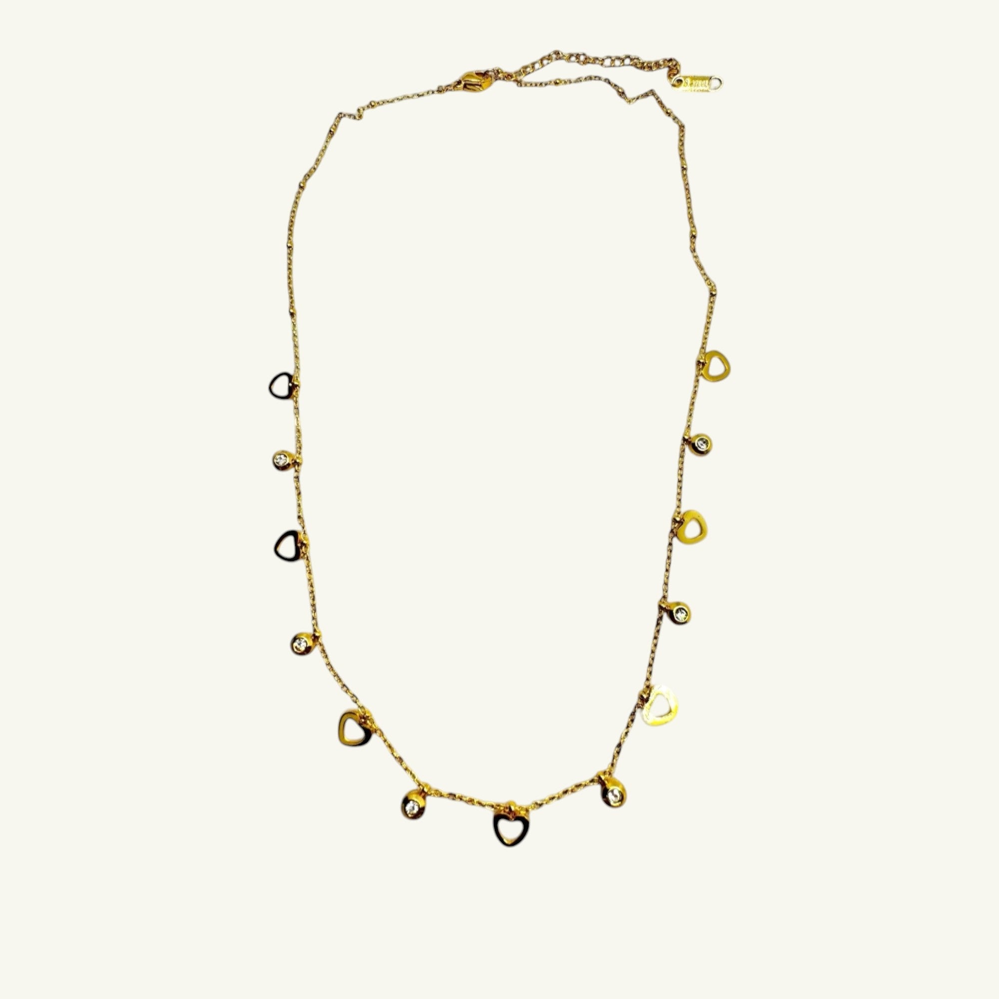 Collana cuoricini di luce Sharifa Crystals