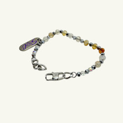 Bracciale Quarzo citrino 6x5mm Sharifa Crystals