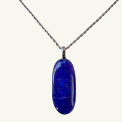 Collana lapislazzuli 43x20 mm Sharifa Crystals