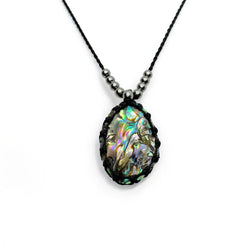 Collana madreperla 25x20mm Sharifa Crystals